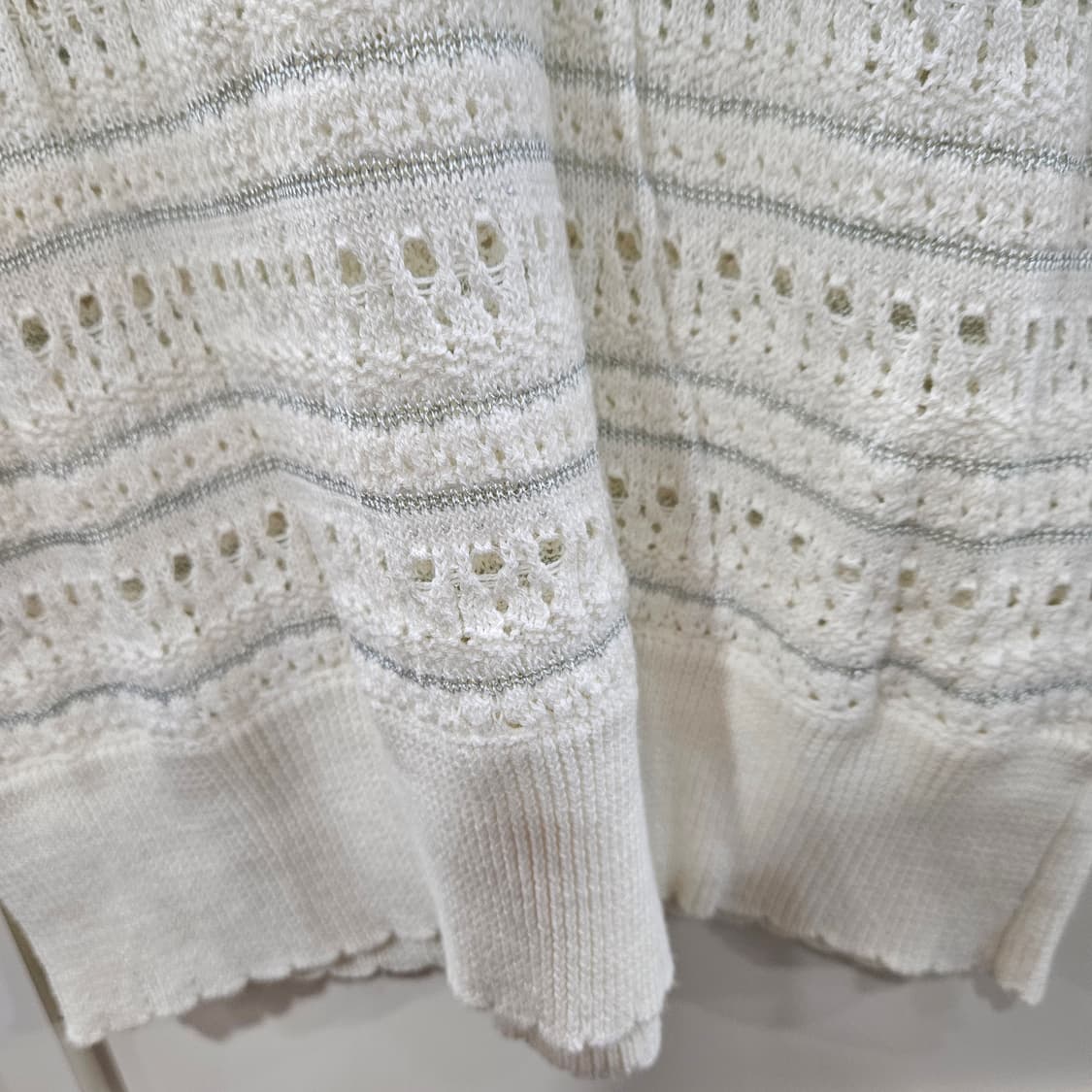 LEST ROSE(레스트로즈) 리본 넥 레이스 니트 상품이미지5