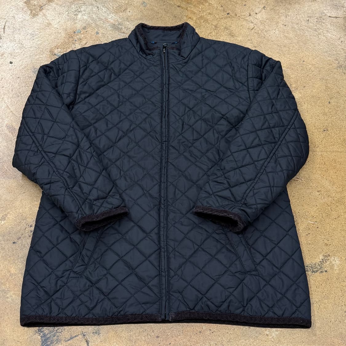 [정품] 폴로 랄프로렌 블랙 퀼팅 자켓 점퍼 b19 상품이미지2