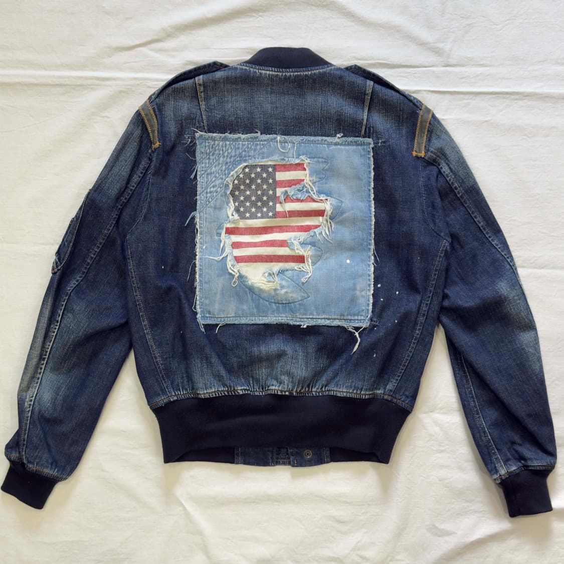 아비렉스 TYPE BLUE MA-1 데님 자켓 상품이미지8