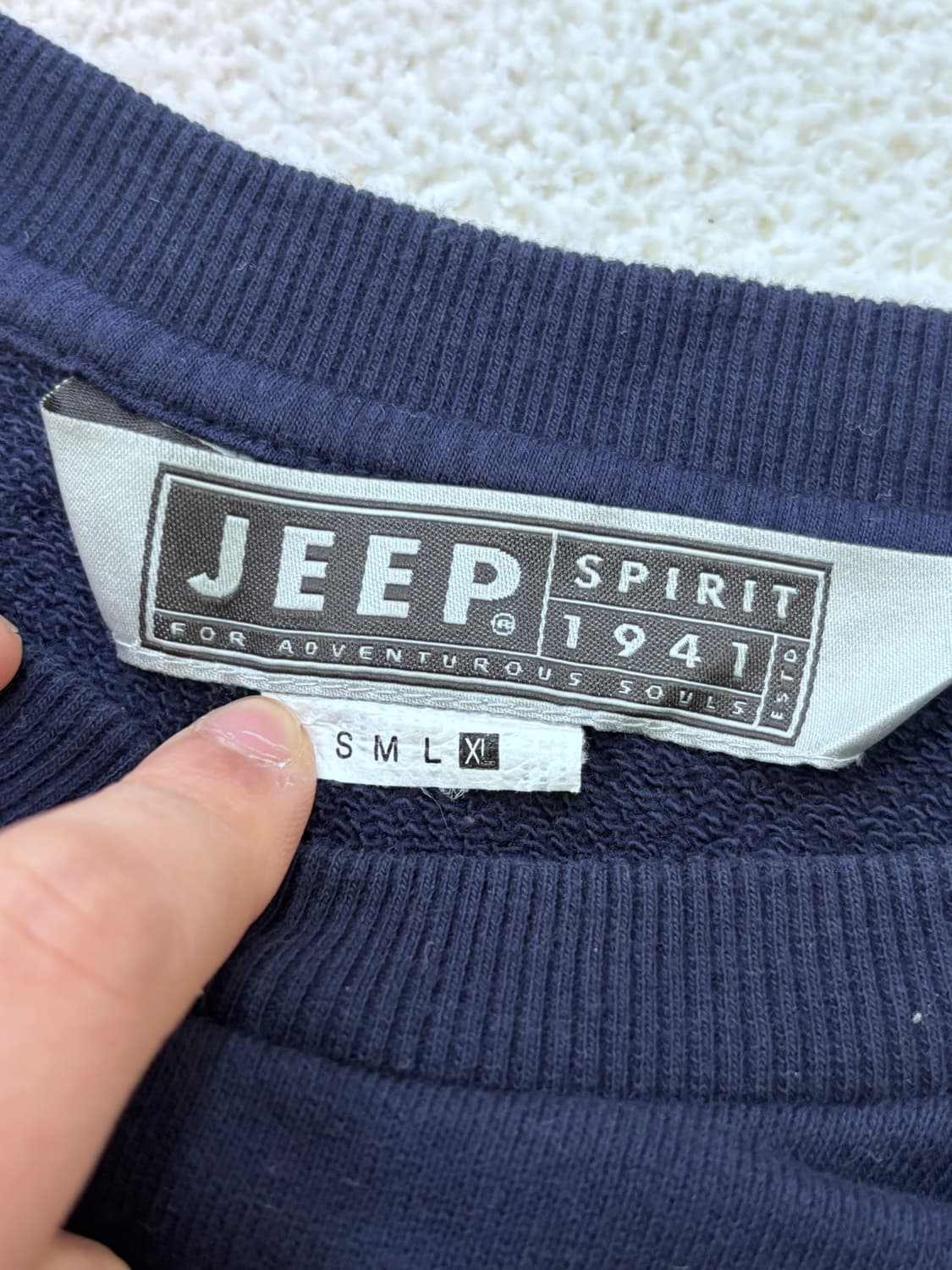 XL 지프 빅로고 긴팔 맨투맨 티셔츠 0305E 상품이미지3