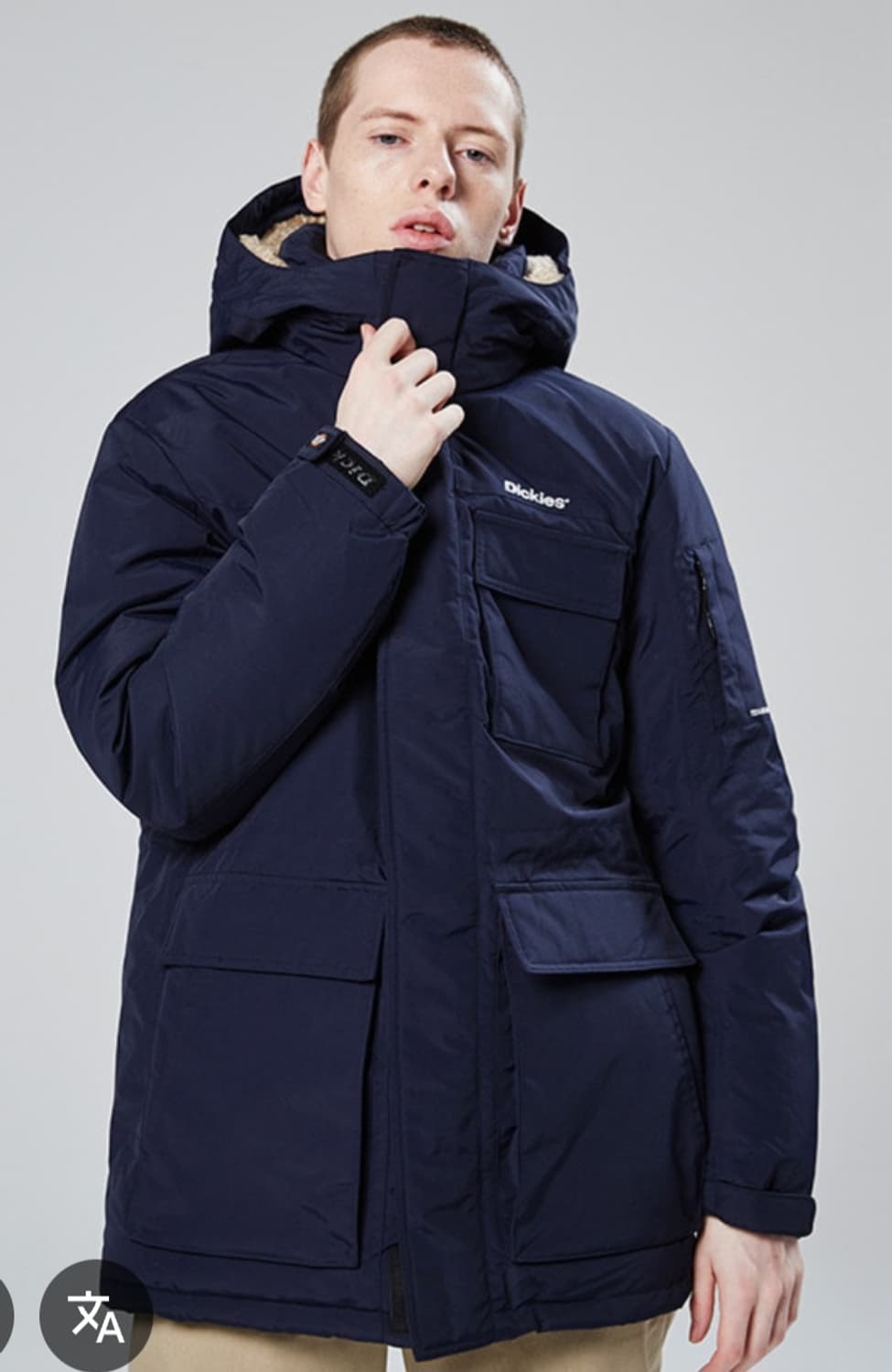 디키즈 네이비 폴리패딩 S-M 상품이미지2