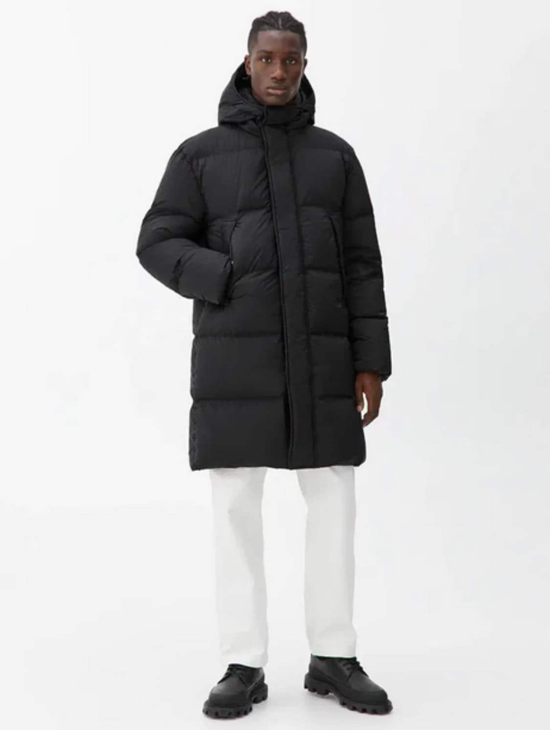 아르켓 다운 롱패딩 블랙 상품이미지1