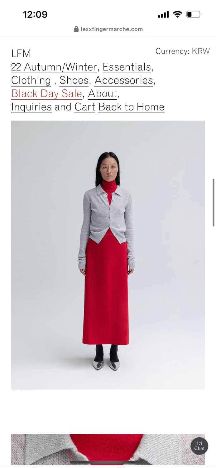 LFM 엘에프엠 collar cropped cardigan 그레이 상품이미지4