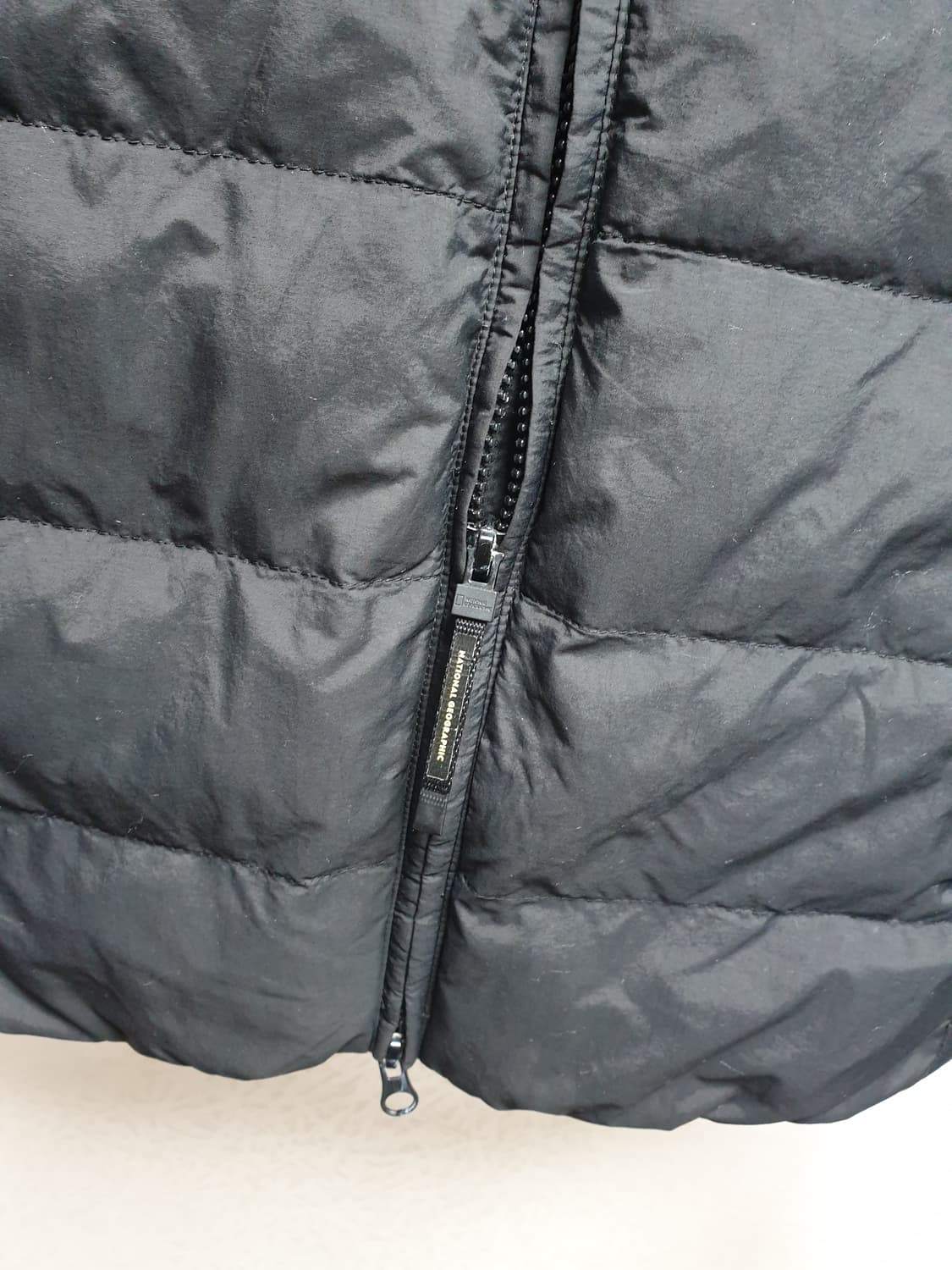 [22년/90] 내셔널지오그래픽 헤론 여성경량패딩 블랙 상품이미지6