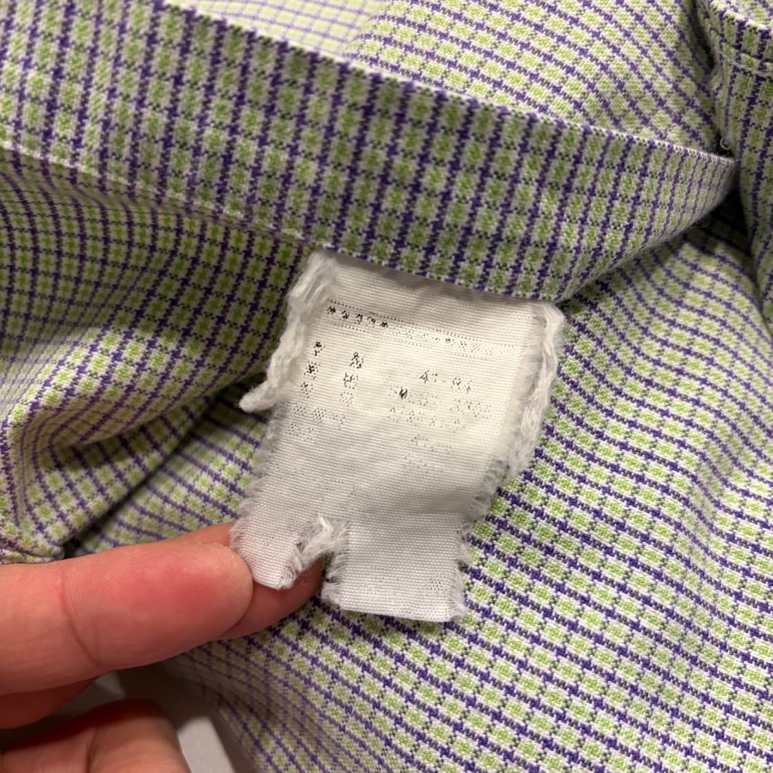 [XL] 폴로 랄프로렌 코튼 옥스포드 체크 남방 긴팔 셔츠 C523 상품이미지7