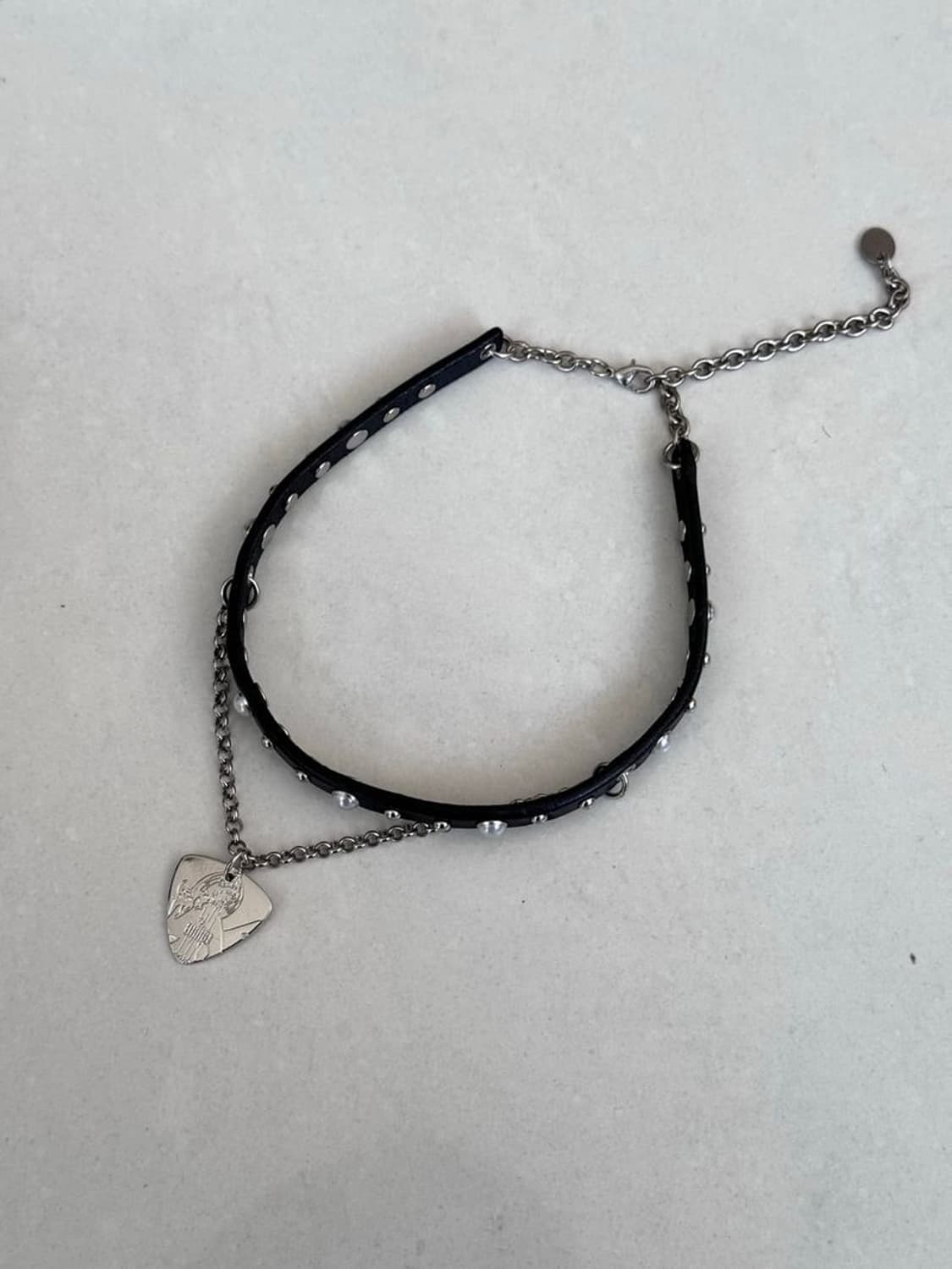 PICK LEATHER CHOKER 피크 가죽 초커 상품이미지2