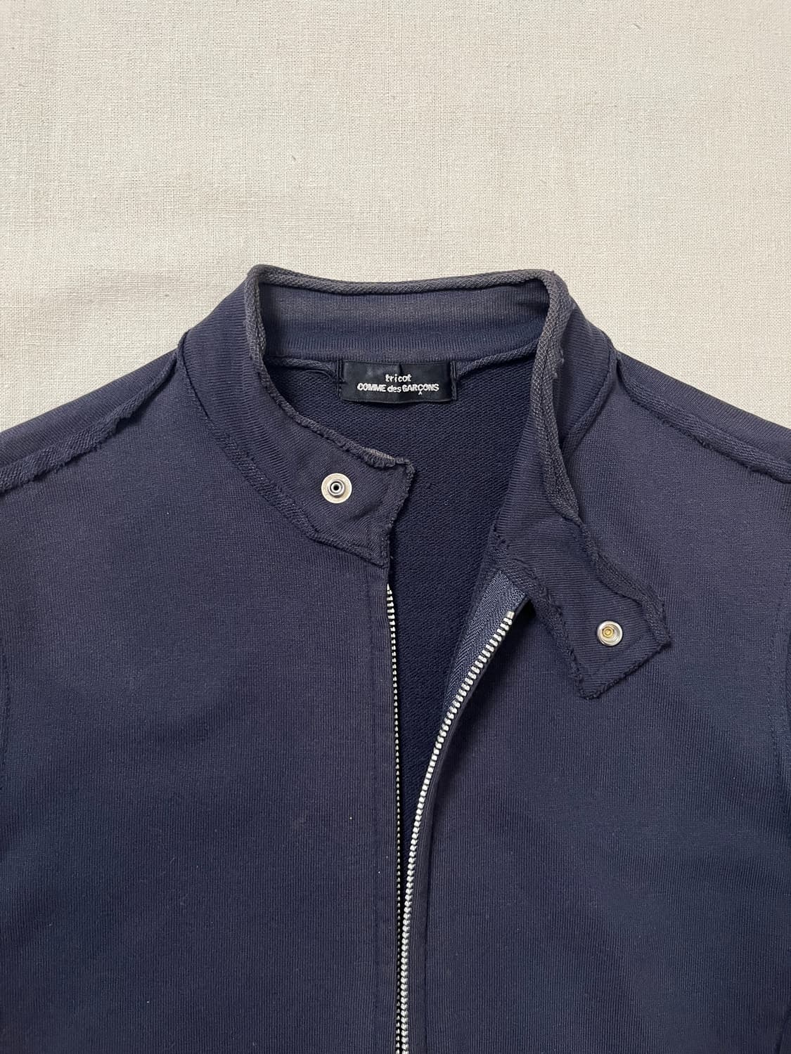 꼼데가르송 스웻 블루종 comme des garcons 카페레이서 상품이미지5