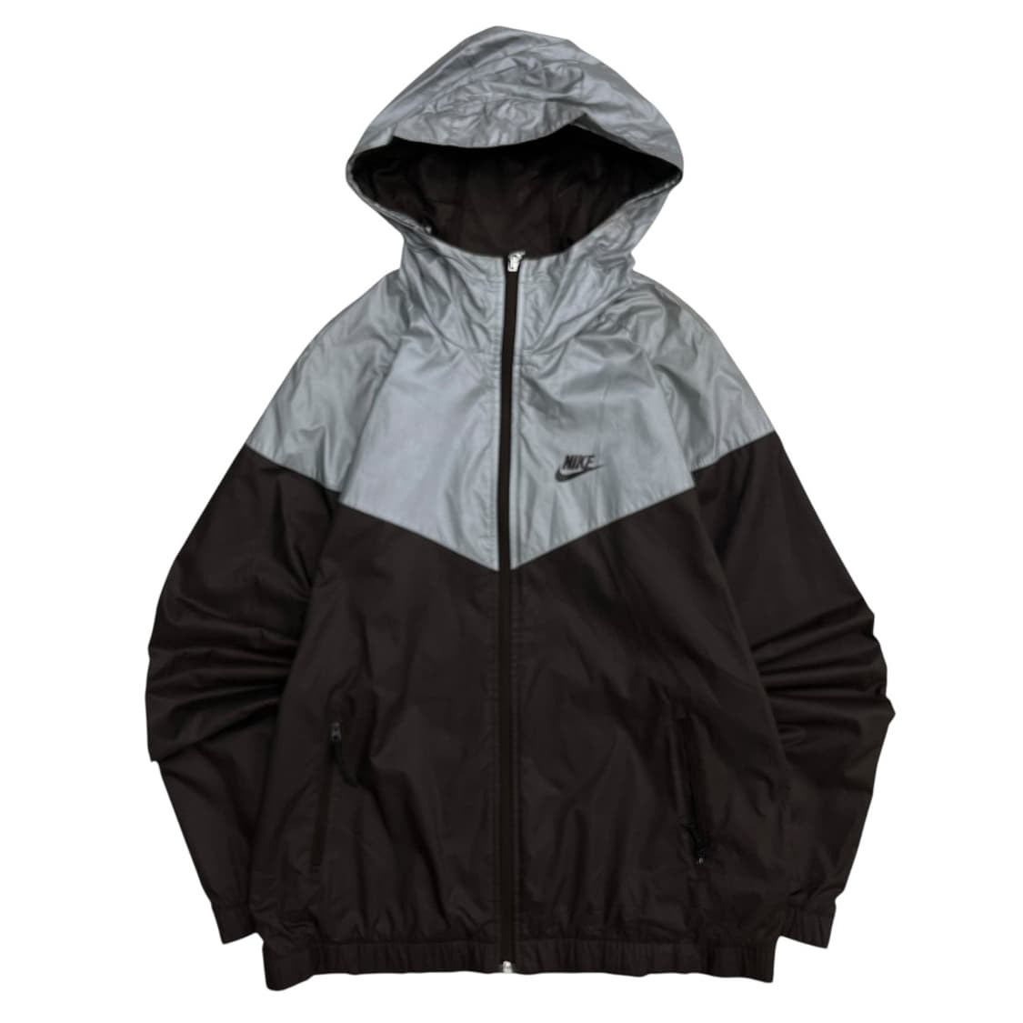 나이키 실버배색 초코맛 바람막이 L 상품이미지2