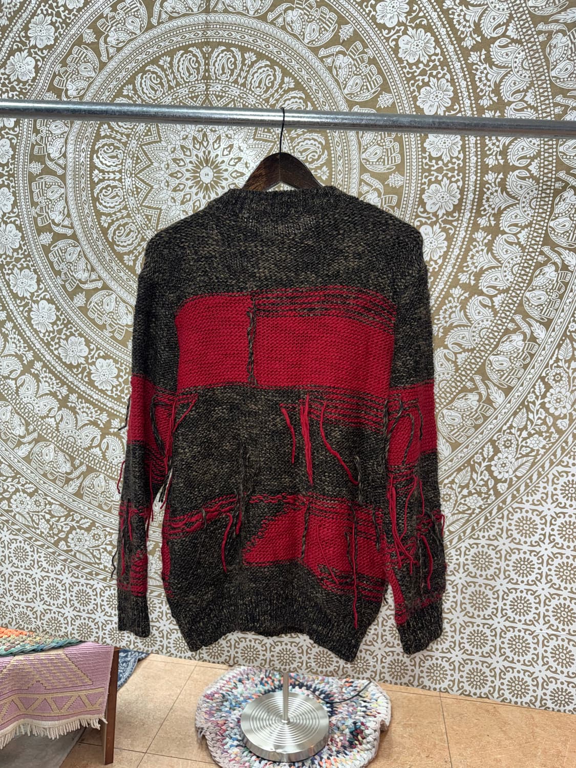 SJYP 투톤 배색 니트 상품이미지6