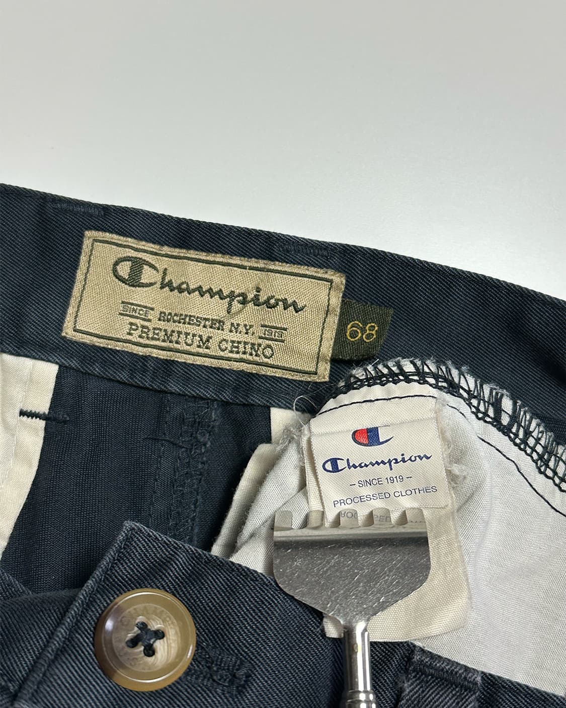 챔피온 프리미엄 치노 팬츠 네이비 상품이미지4