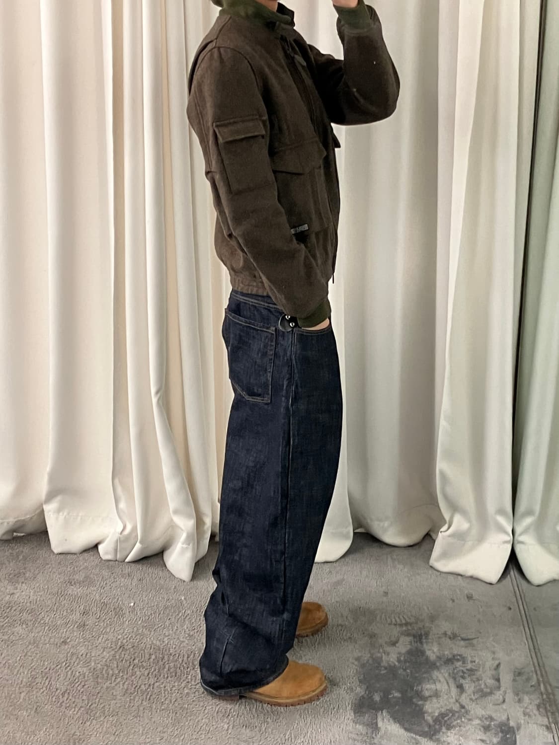 쇼트 카키 밀리터리 G-8 울자켓 M 상품이미지8