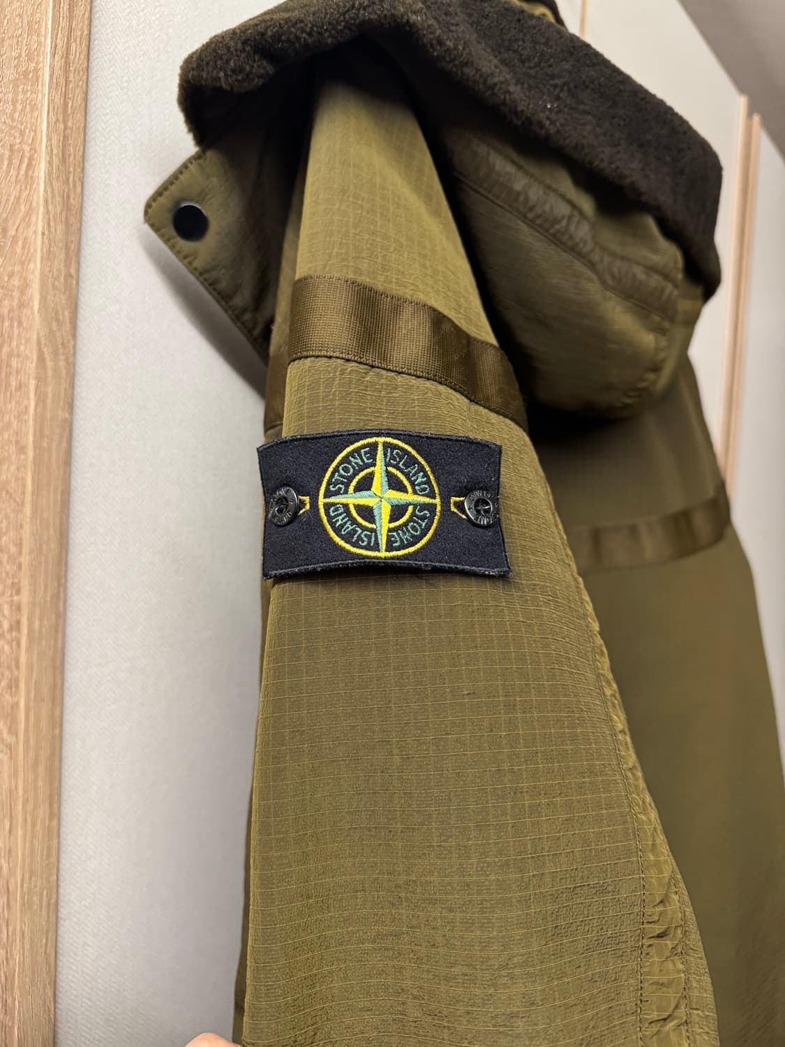 스톤아일랜드 X 나이키 자카드 봄버 코트 상품이미지3