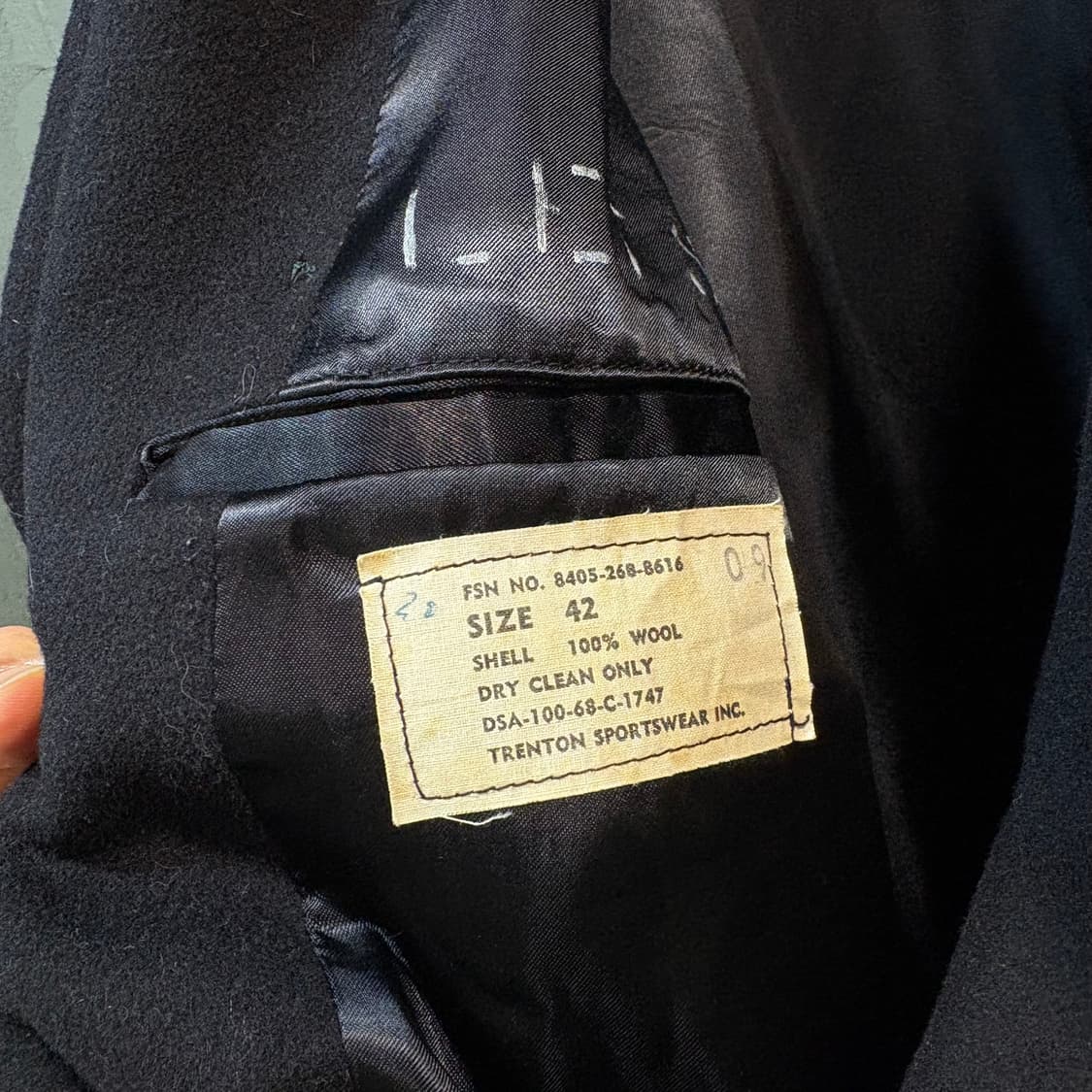 [42] VINTAGE 빈티지 60‘s 해군 피코트 상품이미지5