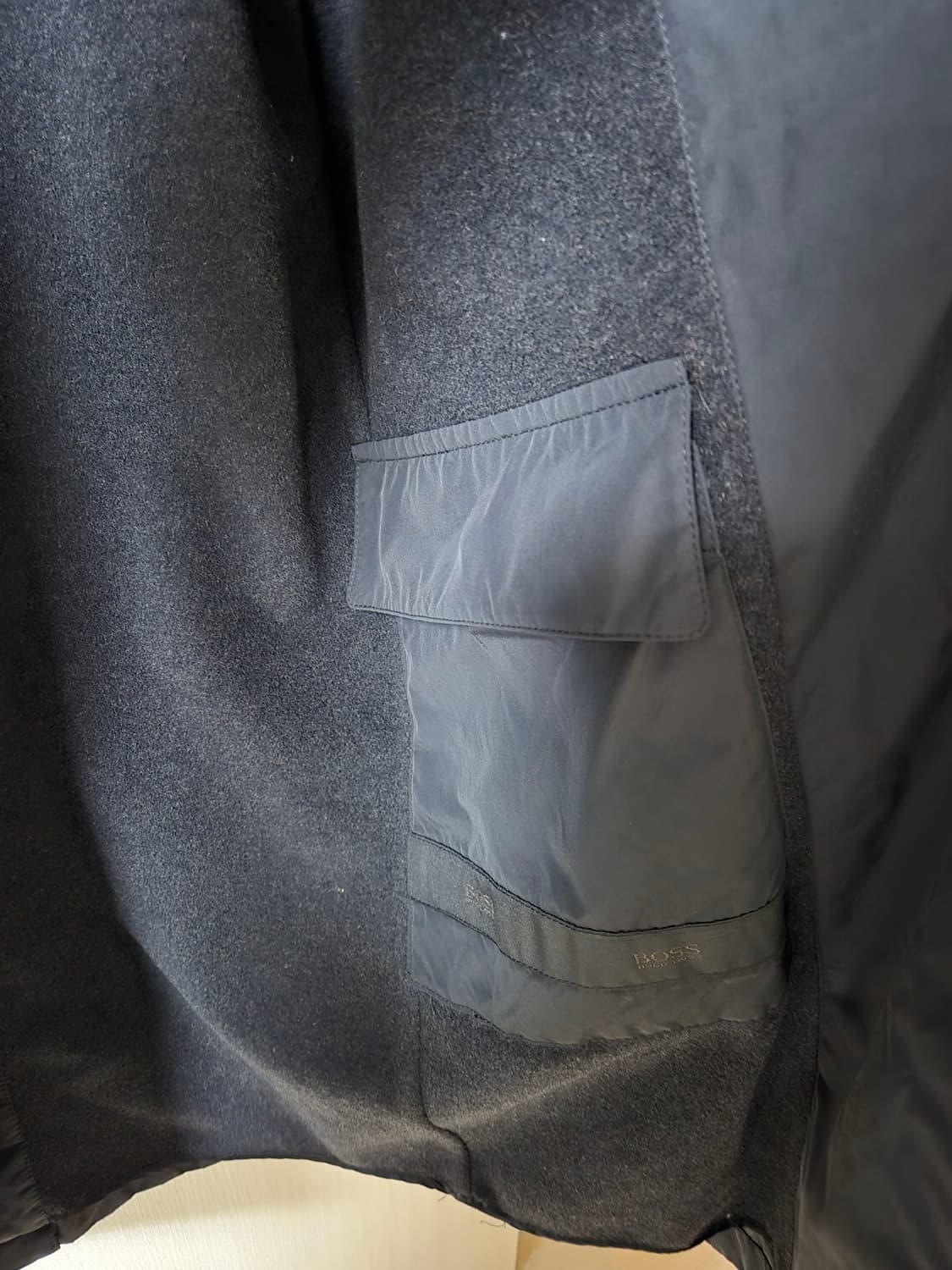 (정품) 휴고보스  BOSS  롱 코트 싱글 코트  46 상품이미지5