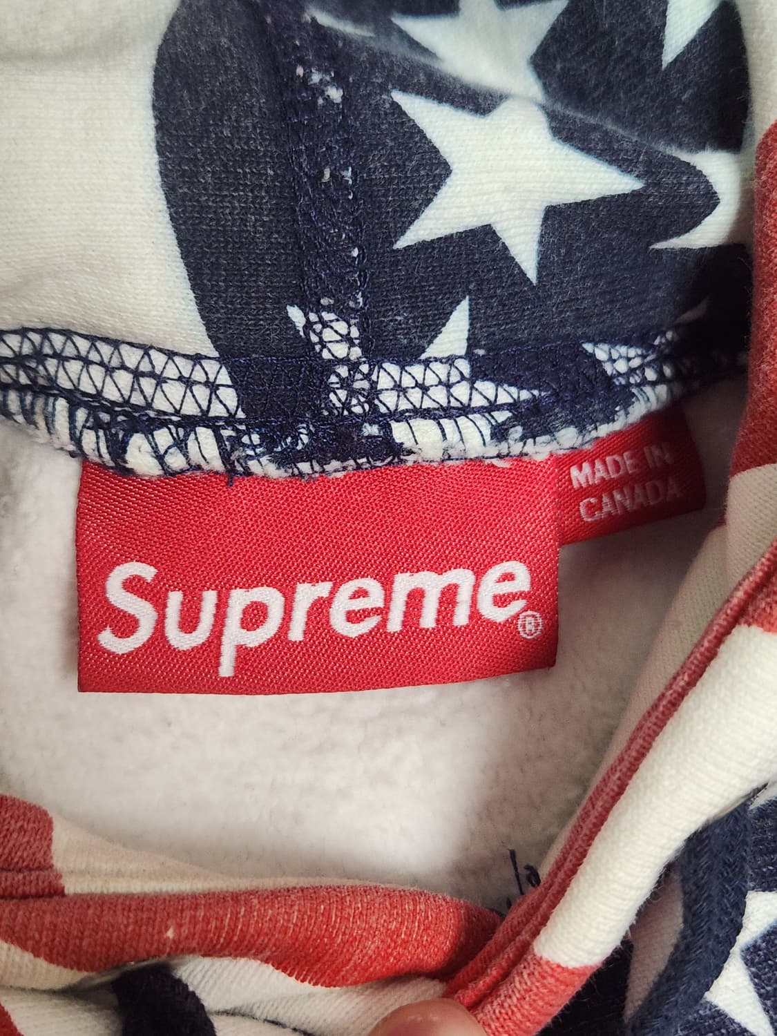 Supreme 14fw 성조기 박스로고 후드티M 상품이미지9