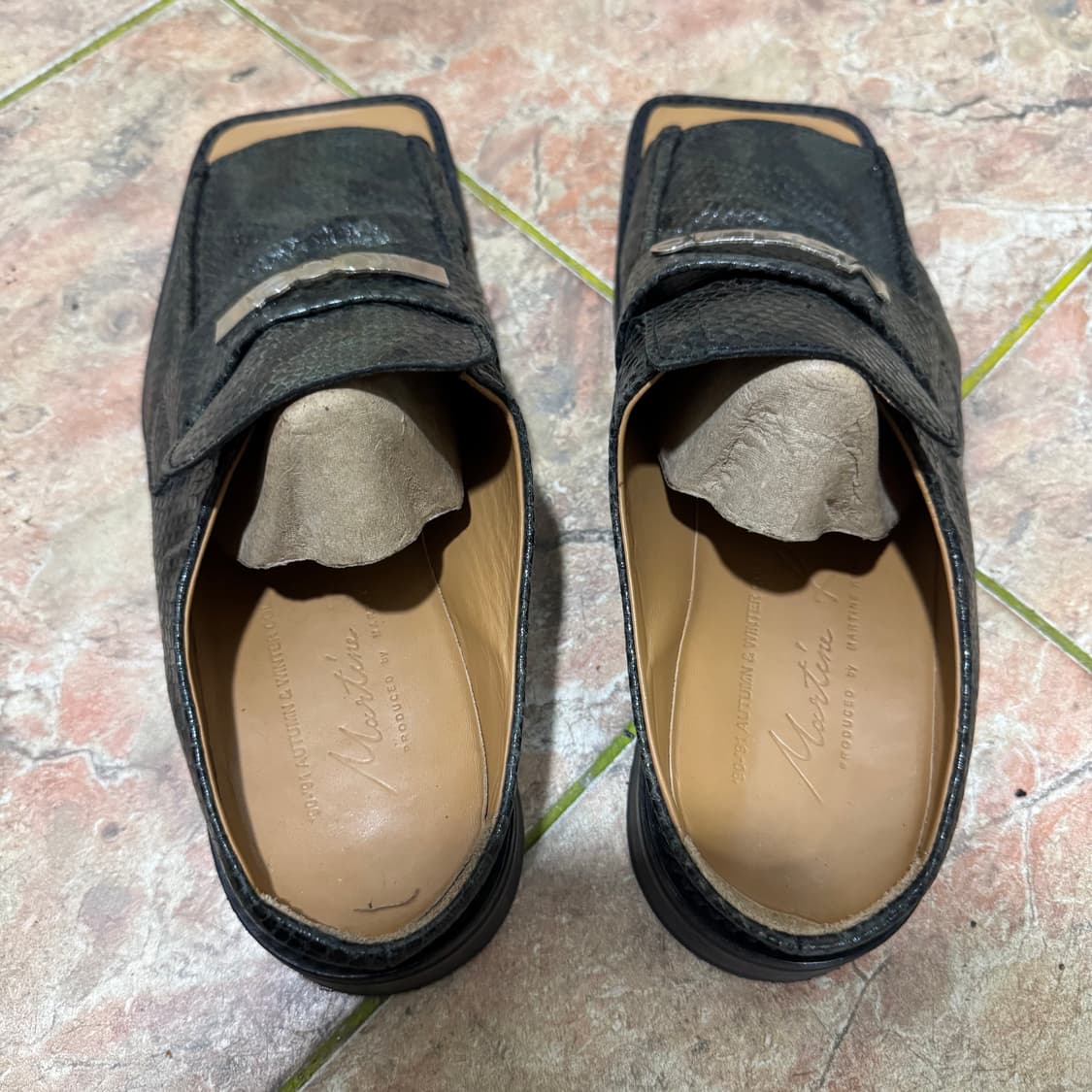 마틴로즈 뱀피 슬라이드 상품이미지2