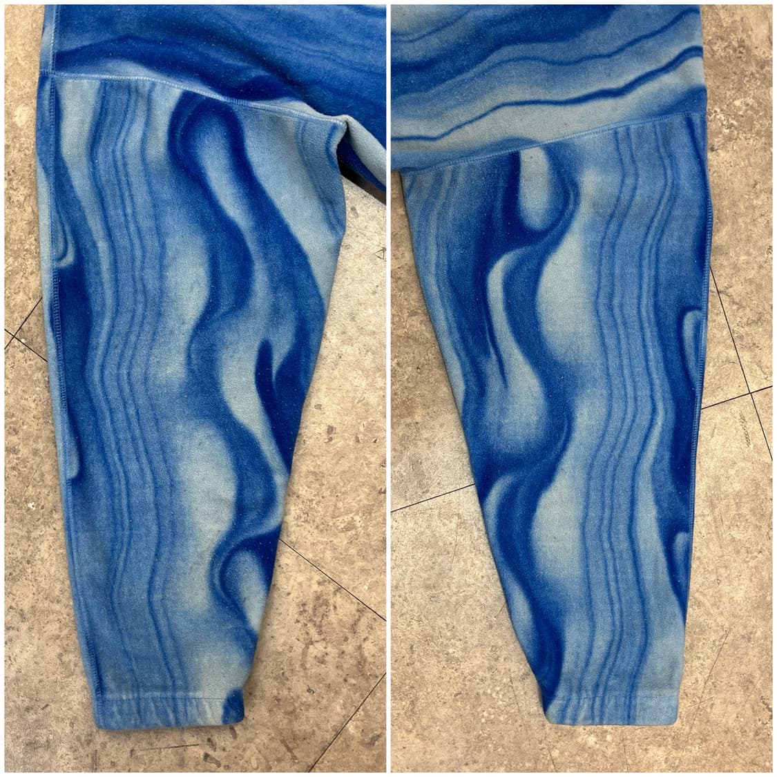 로카웨어 90s 오버사이즈 플리스 맨투맨 블루 XL #csz2347 상품이미지8