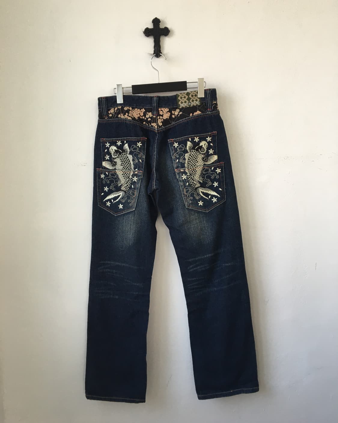 Oriental patch point denim pants 상품이미지2