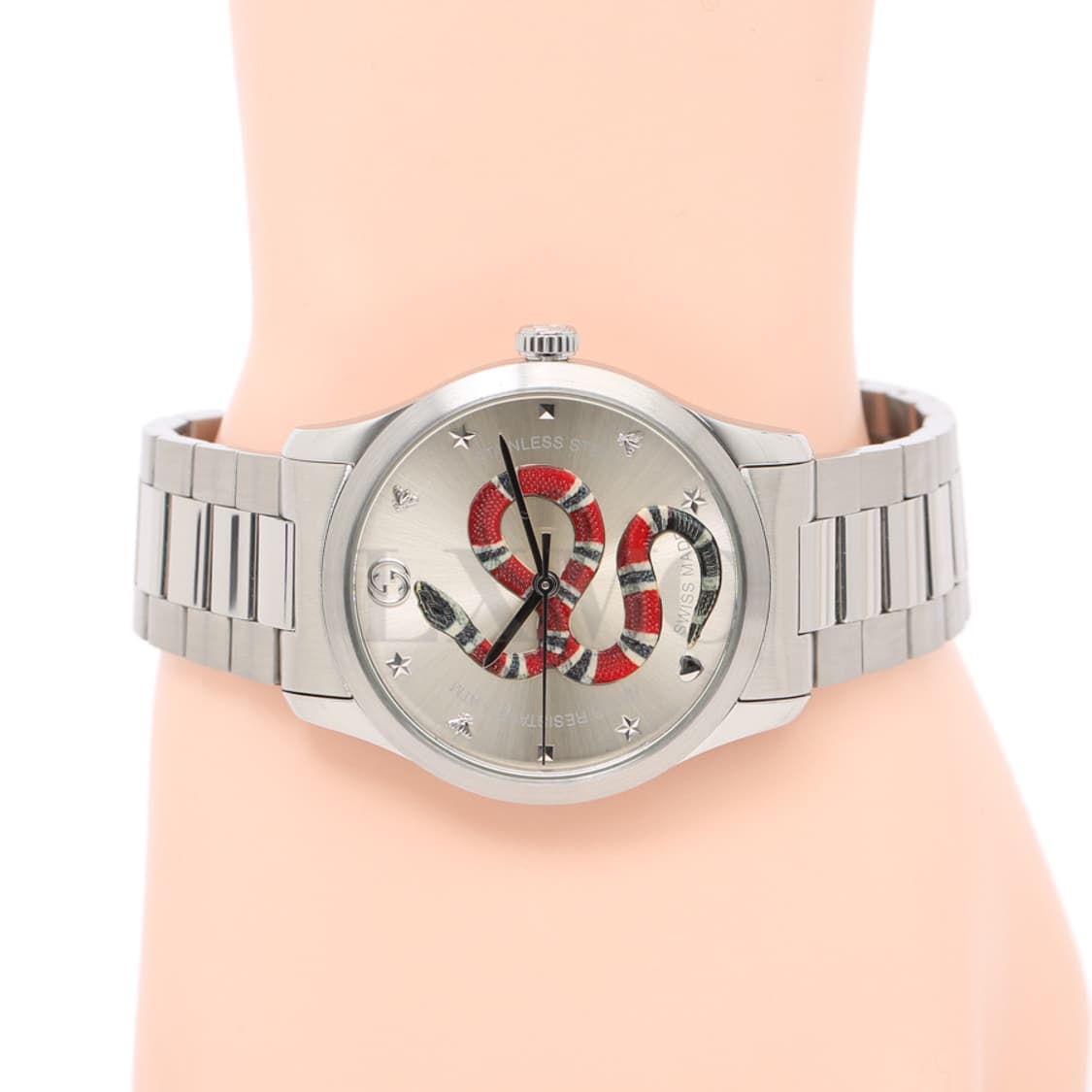 구찌 스네이크 워치 백화점 보증서 뱀시계 YA1264076 상품이미지8