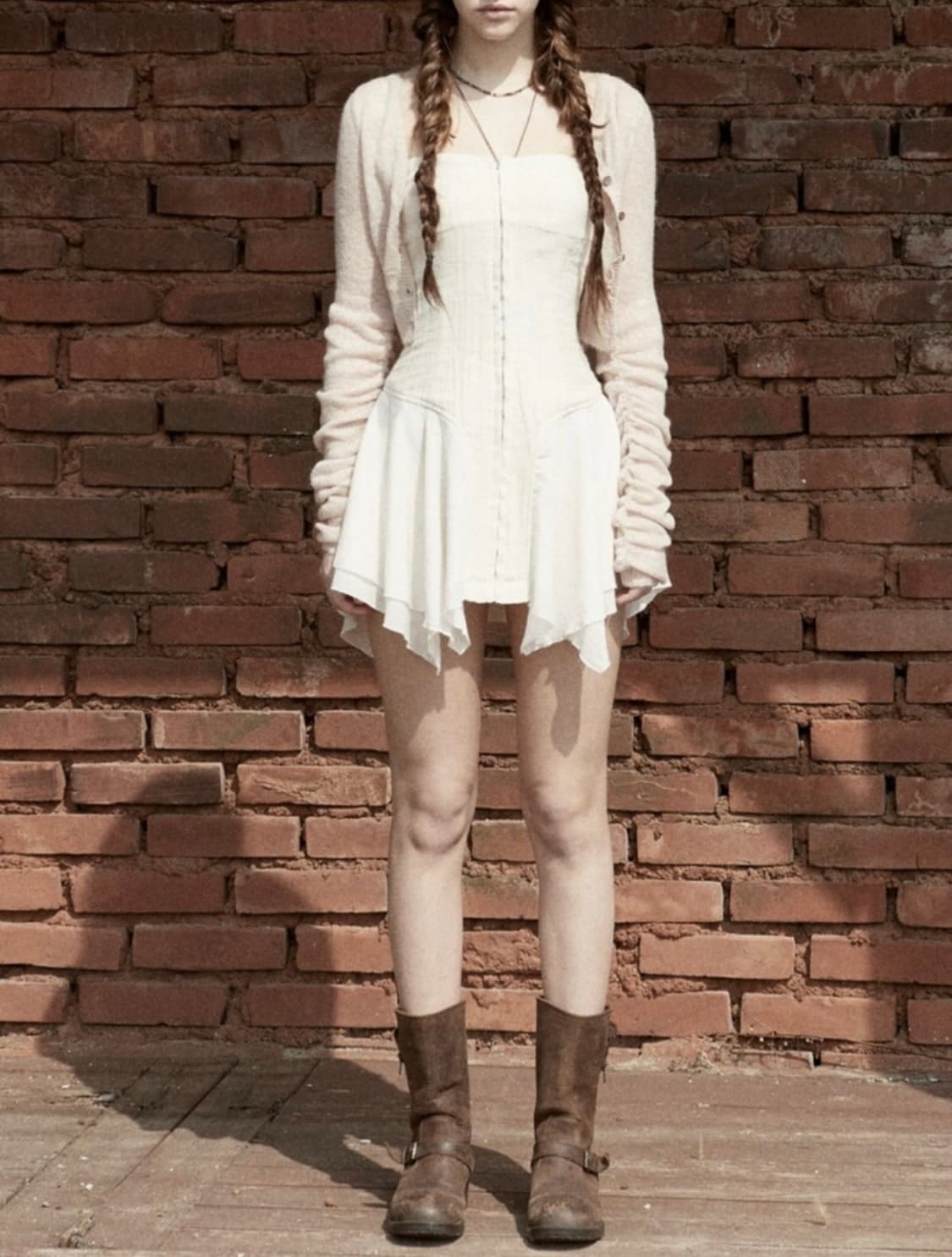 pain or pleasure 님프 드레스(크림) 상품이미지1