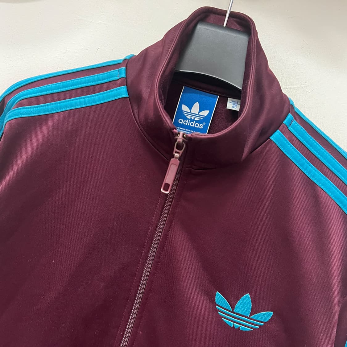 아디다스 파이어버드 마룬 버건디 트랙탑 져지 95 상품이미지3