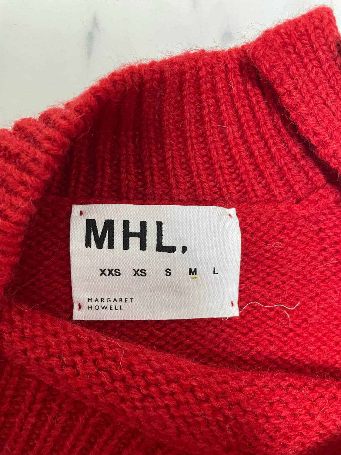 마가렛 호웰 청키 버튼 하이넥 니트 m사이즈 상품이미지4