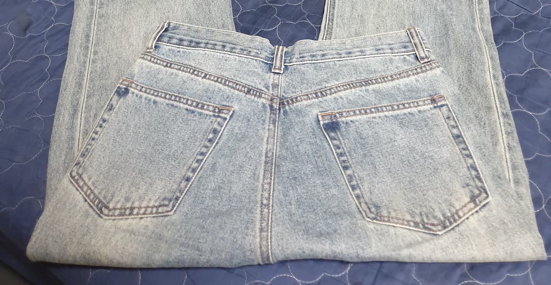 지오다노 세미와이드 빈티지워싱 데님팬츠 (30) 상품이미지3