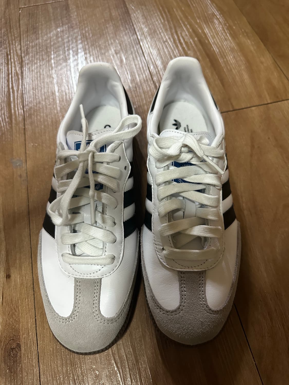 아디다스 삼바 흰검 250mm 판매 상품이미지1