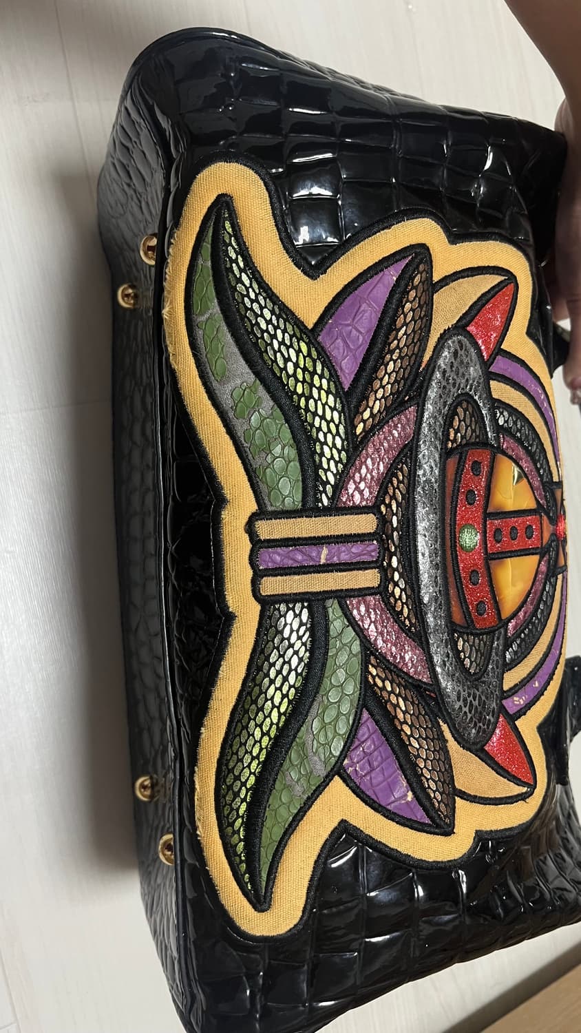 비비안웨스트우드 00s 페이던트 볼링백 상품이미지4