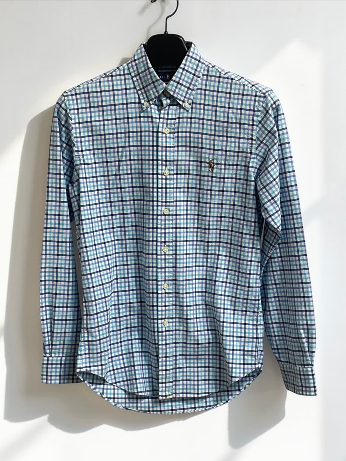 폴로 랄프로렌 하늘 체크 셔츠 상품이미지1
