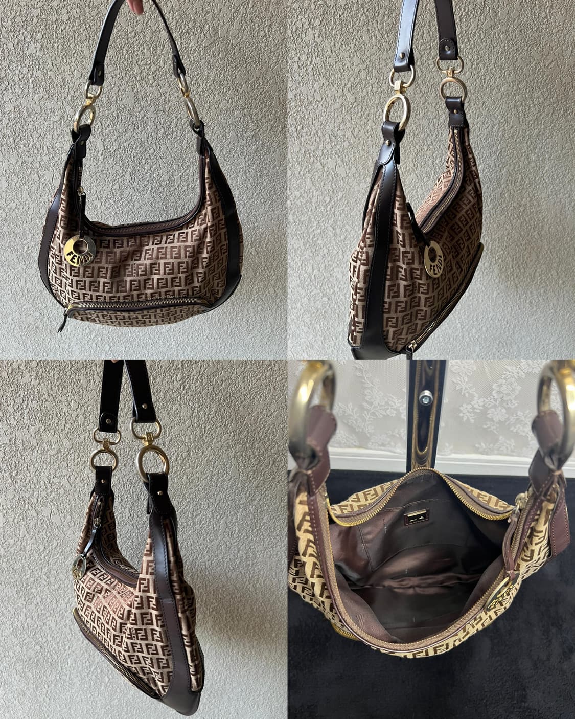 정품 펜디 빈티지 주키노 셰프 호보백 상품이미지5