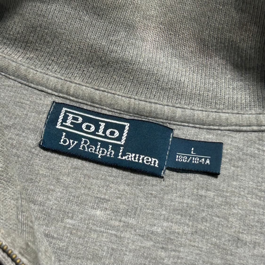 L 폴로랄프로렌 그레이 반집업 니트 상품이미지4