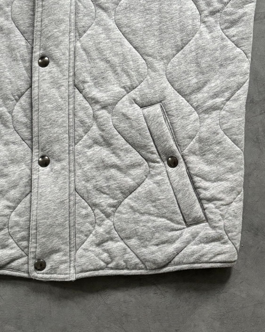 Polo 폴로 신형라벨 그레이 퀼티드 베스트 상품이미지3