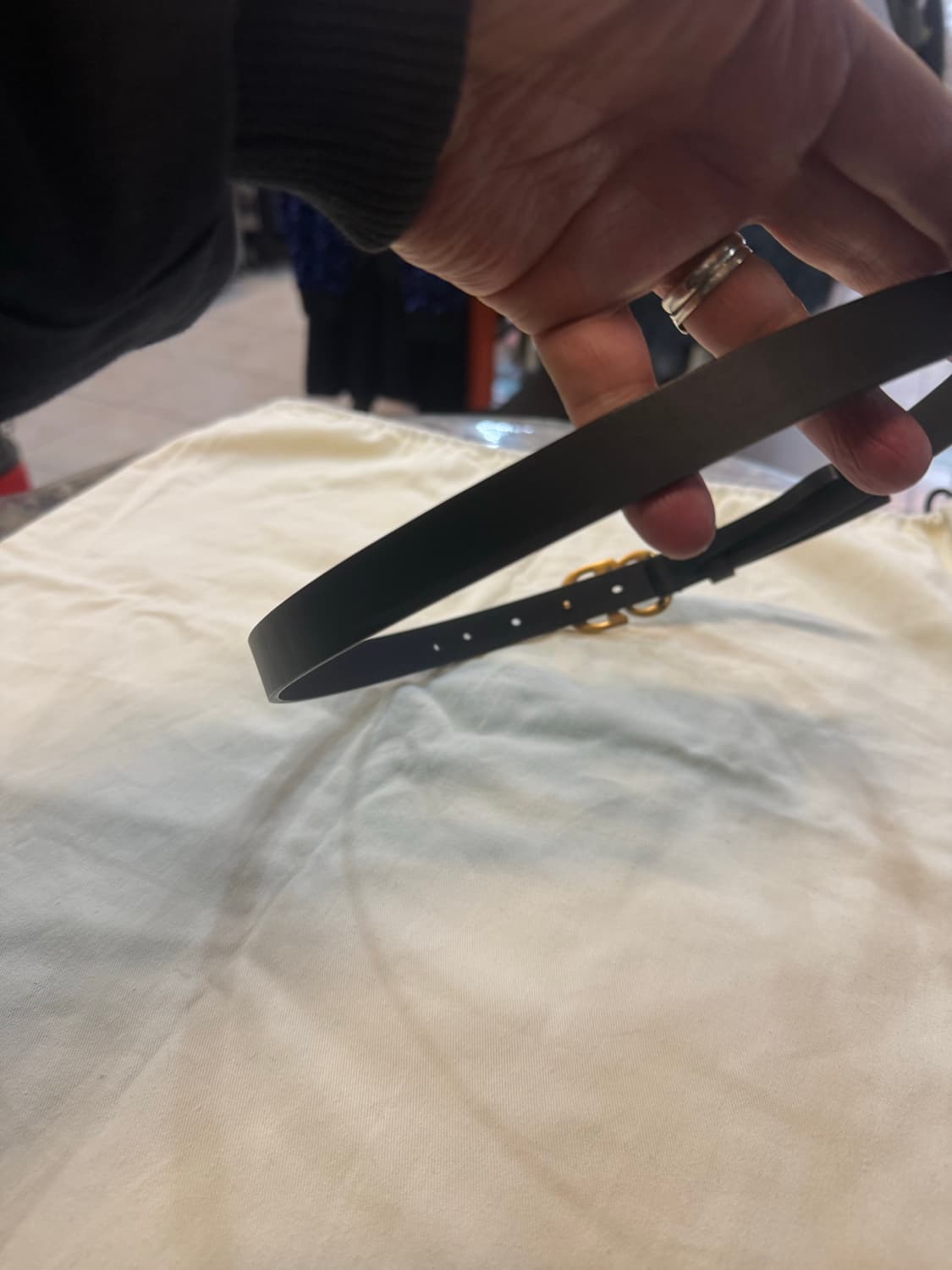 75 정품 디올 새들 벨트 팝니다 상품이미지6
