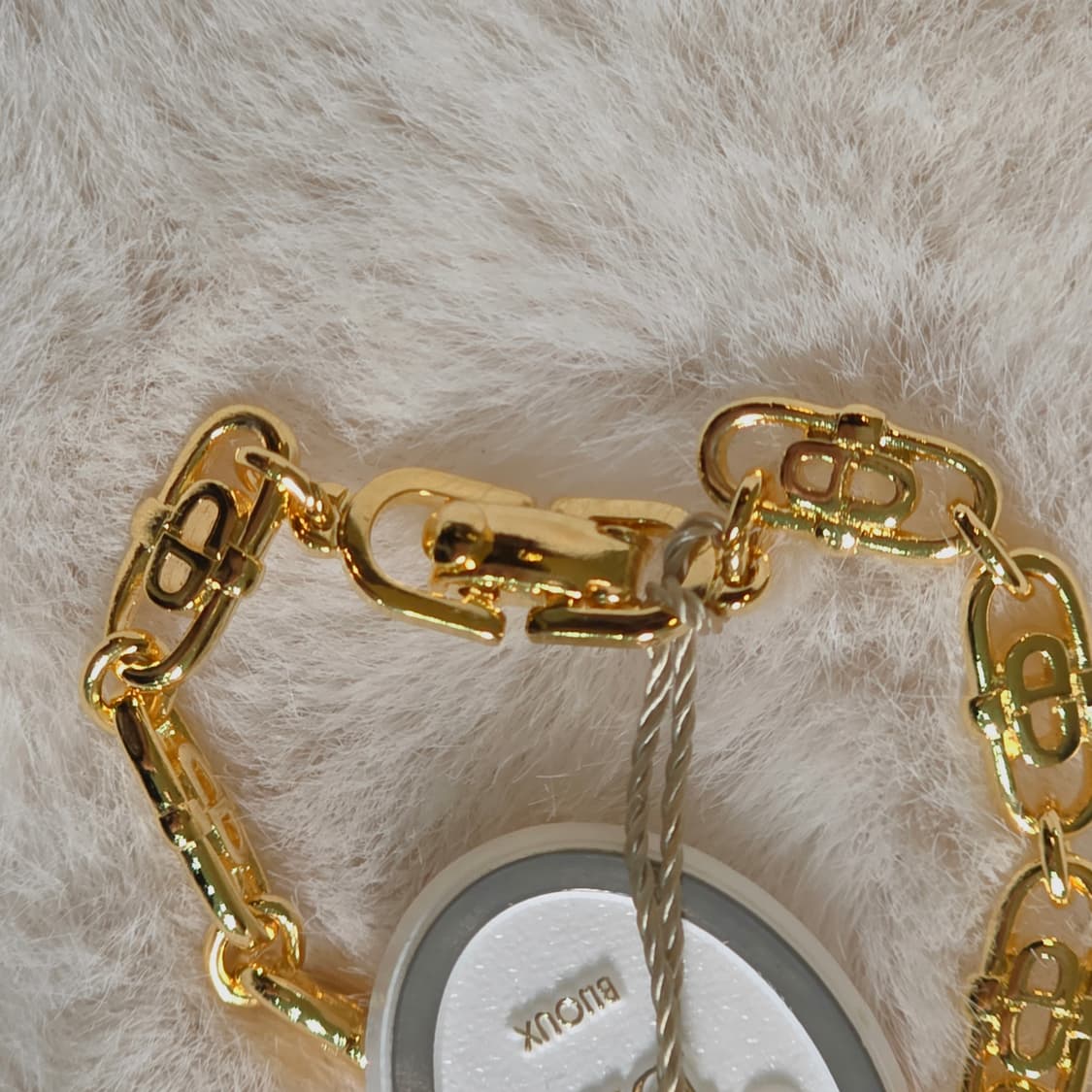 디올 금장 CD 로고 링크 체인 팔찌 상품이미지4