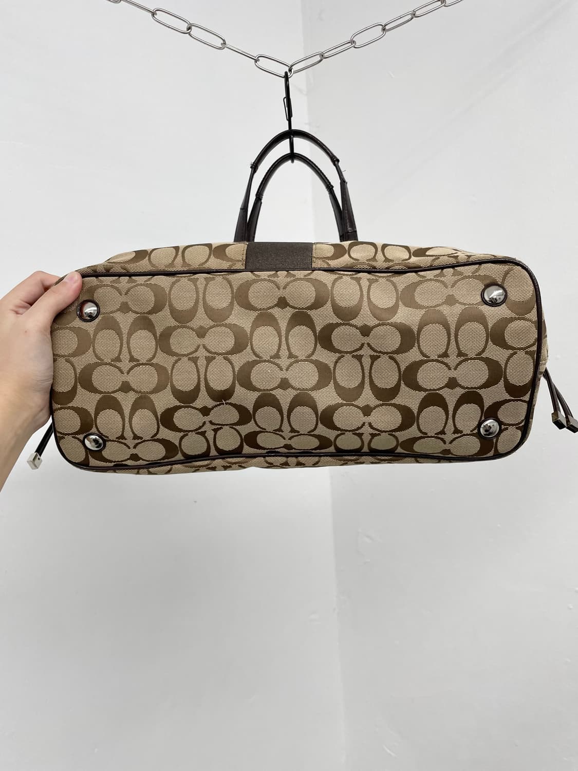 코치 자카드 시그니처 숄더백  상품이미지8