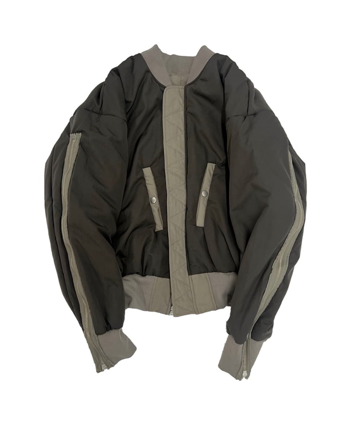 그레일즈 양면 리버시블 ma-1 항공 점퍼 코튼 워시드 지퍼 봄버 블루종 상품이미지4