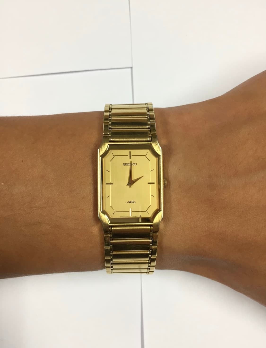 80s seiko arc quatz tank gold 상품이미지3