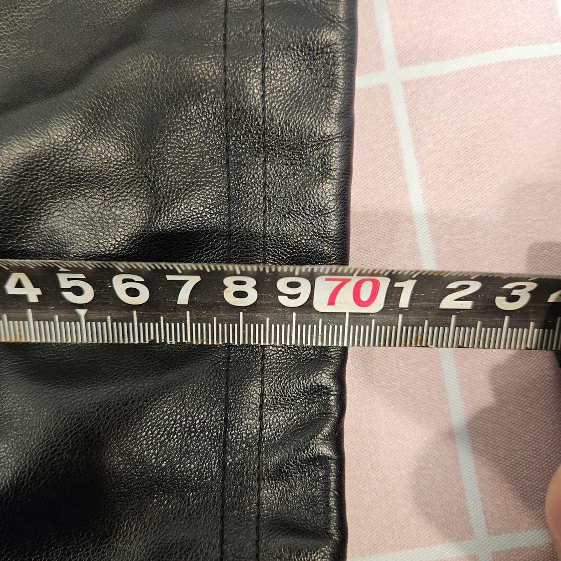 자라 블랙 레더 코치 자켓 L 상품이미지9