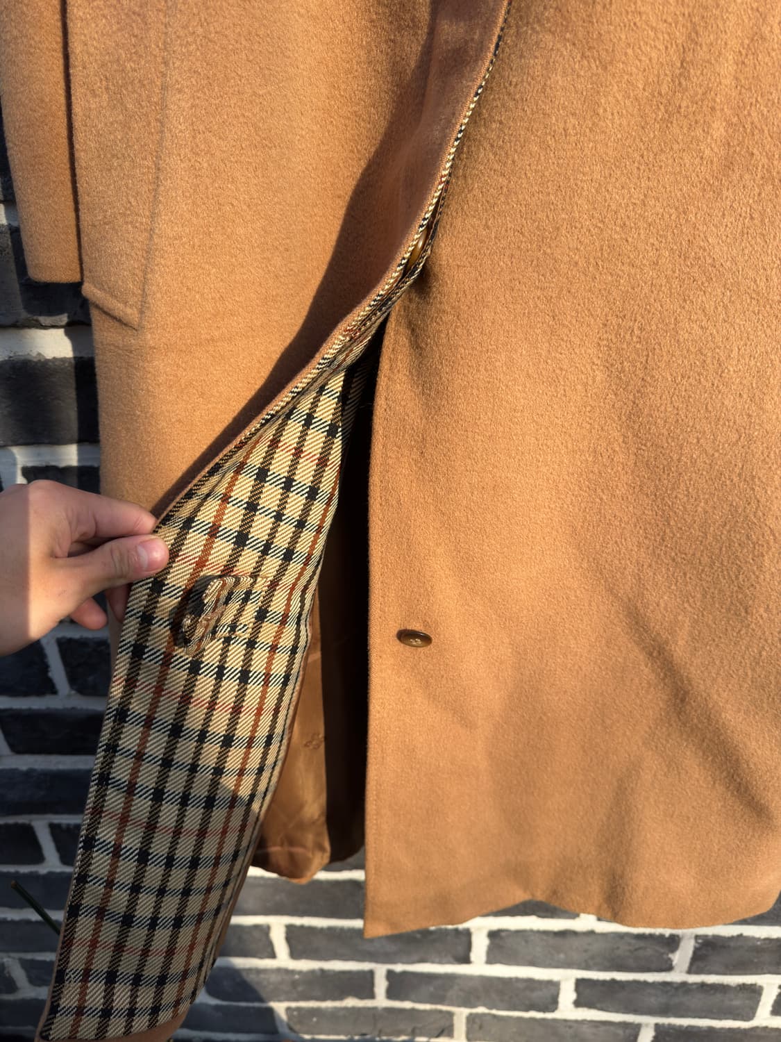 닥스 베이지 코트 B34 상품이미지4