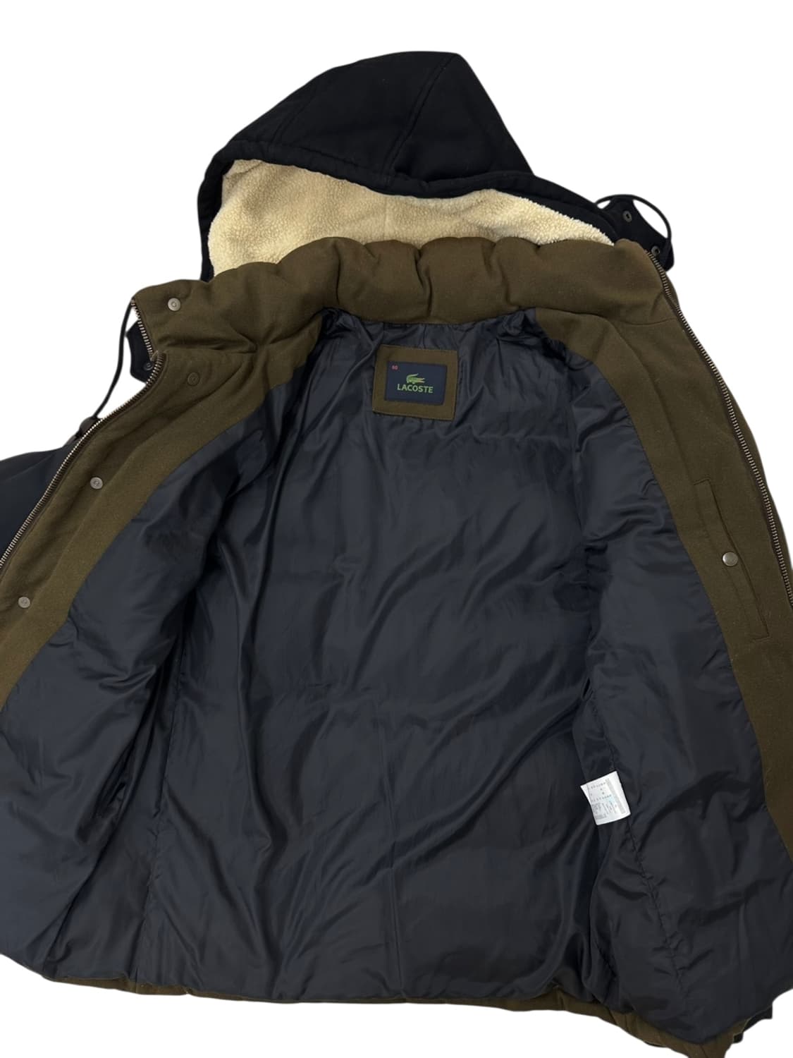 라코스테 덕다운 패딩 블랙&카키브라운 (50,L) 상품이미지7