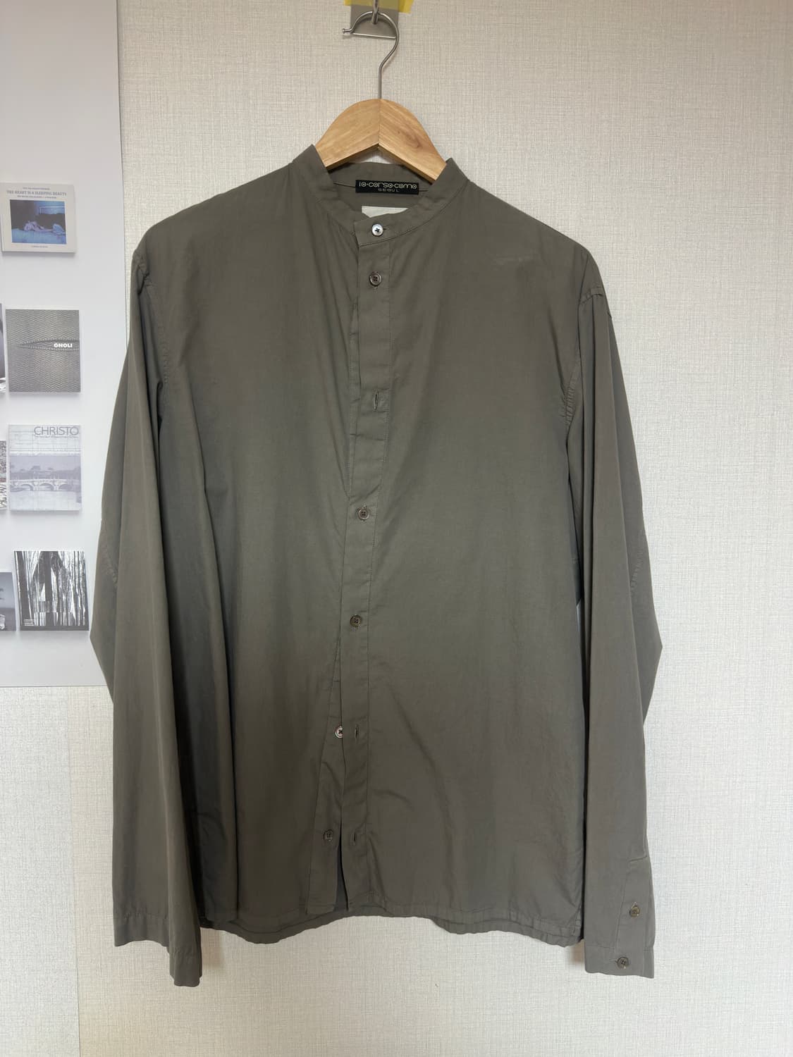 르메르 만다린 셔츠 애쉬그레이 S 상품이미지1