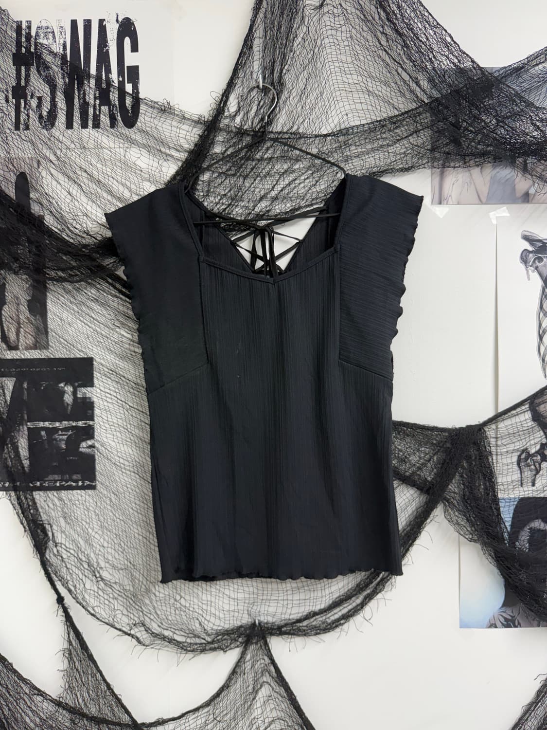 Back string detail sleeveless 상품이미지4