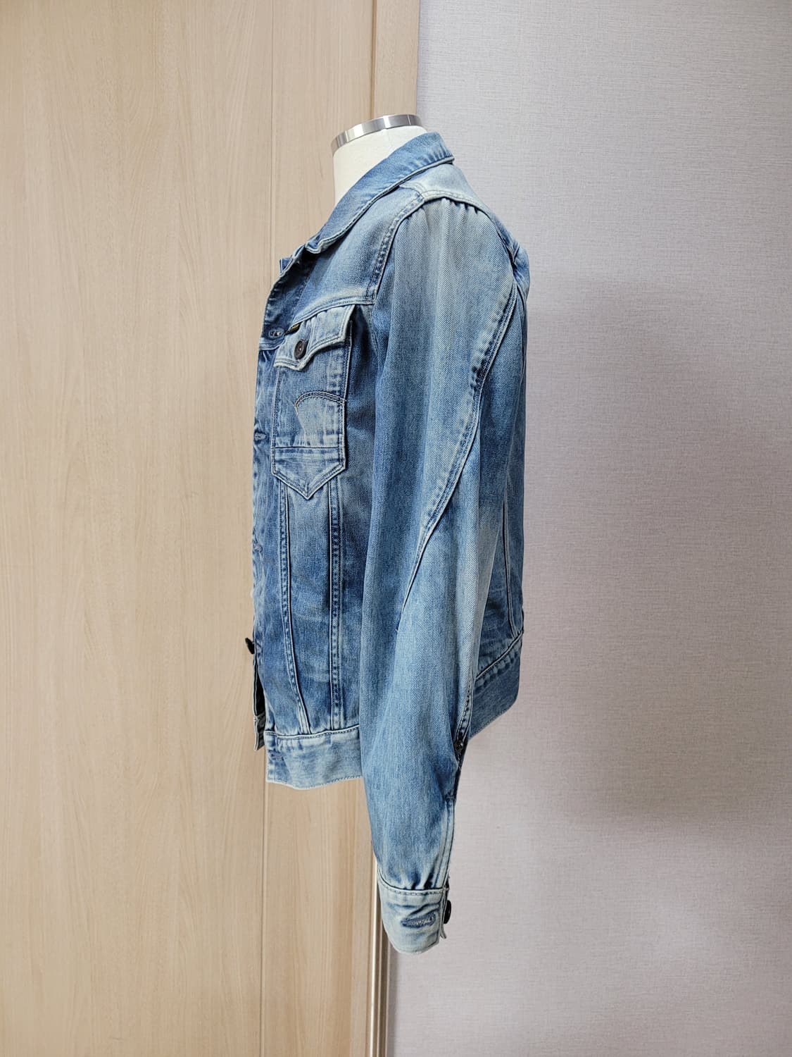 지스타 G-STAR RAW 3301 남자 데님 자켓 L 블루 상품이미지5