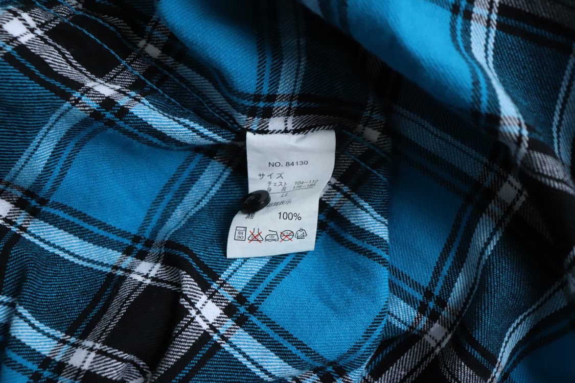 signal point 체크 긴팔셔츠 M사이즈 상품이미지6