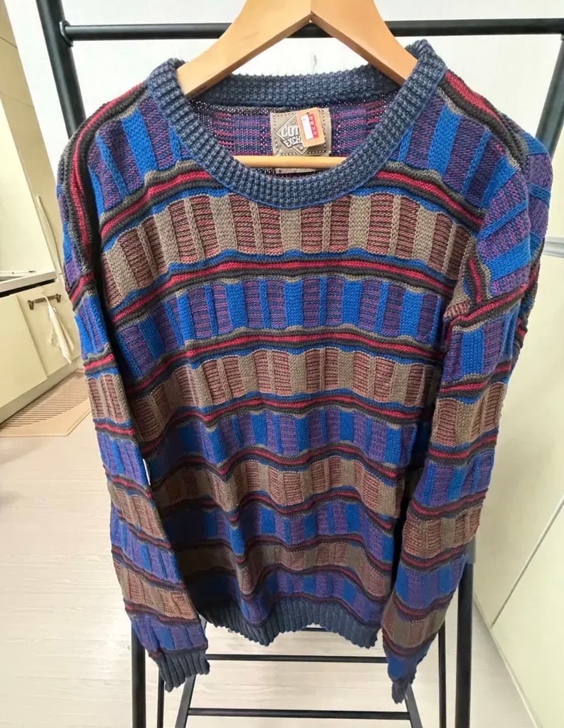 빈티지패턴 니트 상품이미지1