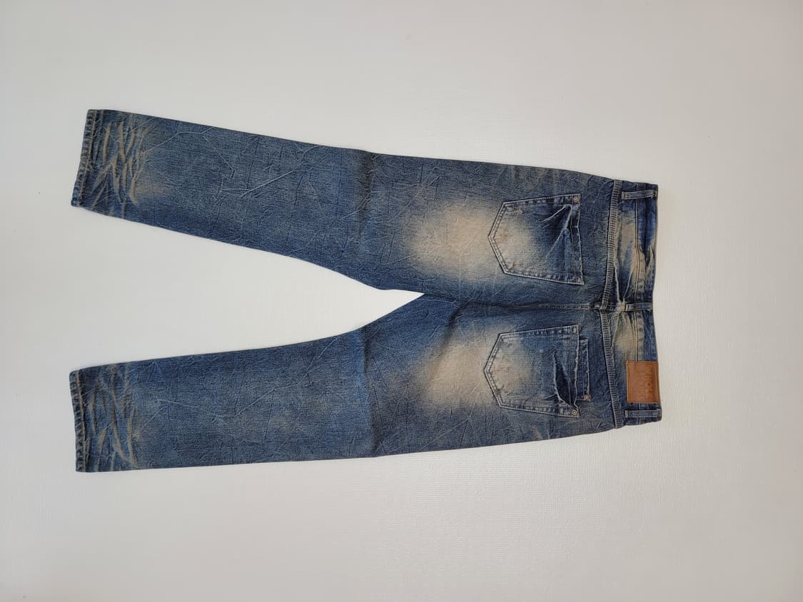 홀하우스 WHOLE HAUSE 남자 빈티지 워싱 청바지 34 스틸블루  상품이미지8