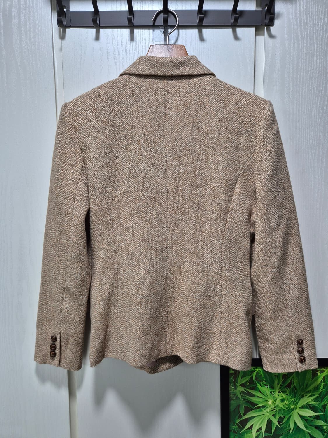 화이트주아 헤링본 자켓 상품이미지10