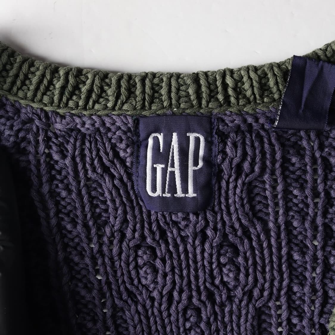 GAP 빈티지 꽈배기 가디건 L 상품이미지5