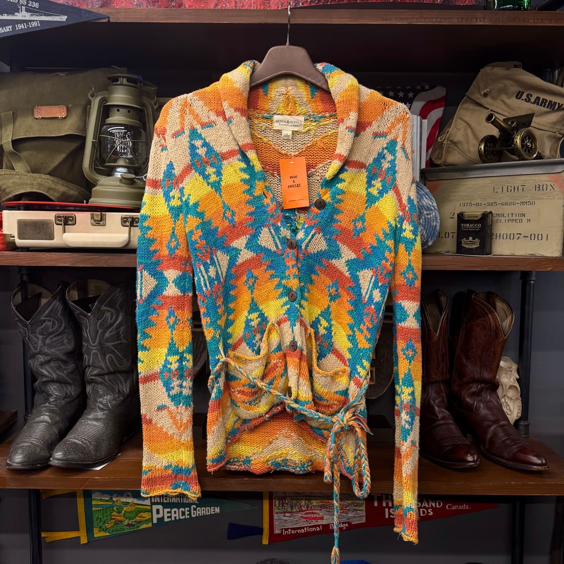 00s 데님앤서플라이 by 랄프로렌 네이티브 숄카라 가디건 N41 상품이미지1